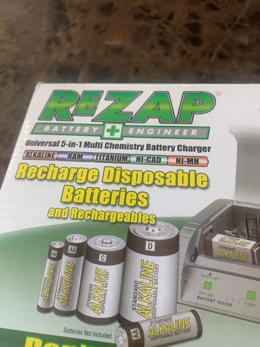 RezAp Universal 5-in-1 Battery Charger - photo 4