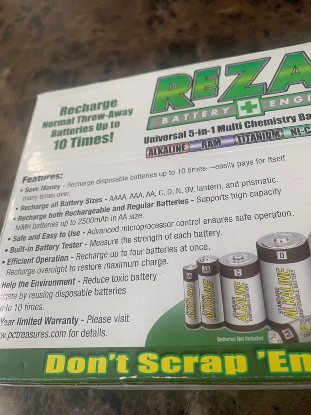 RezAp Universal 5-in-1 Battery Charger - photo 2