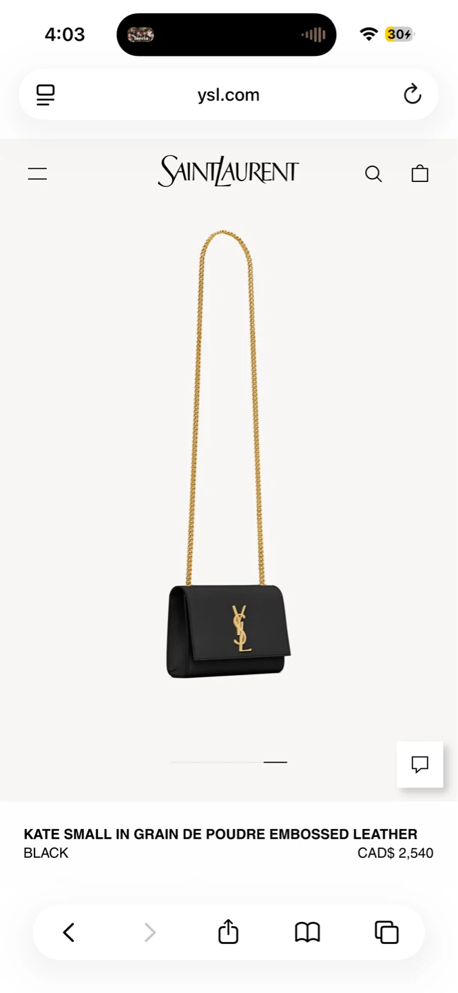 Saint Laurent smal bag - photo 3