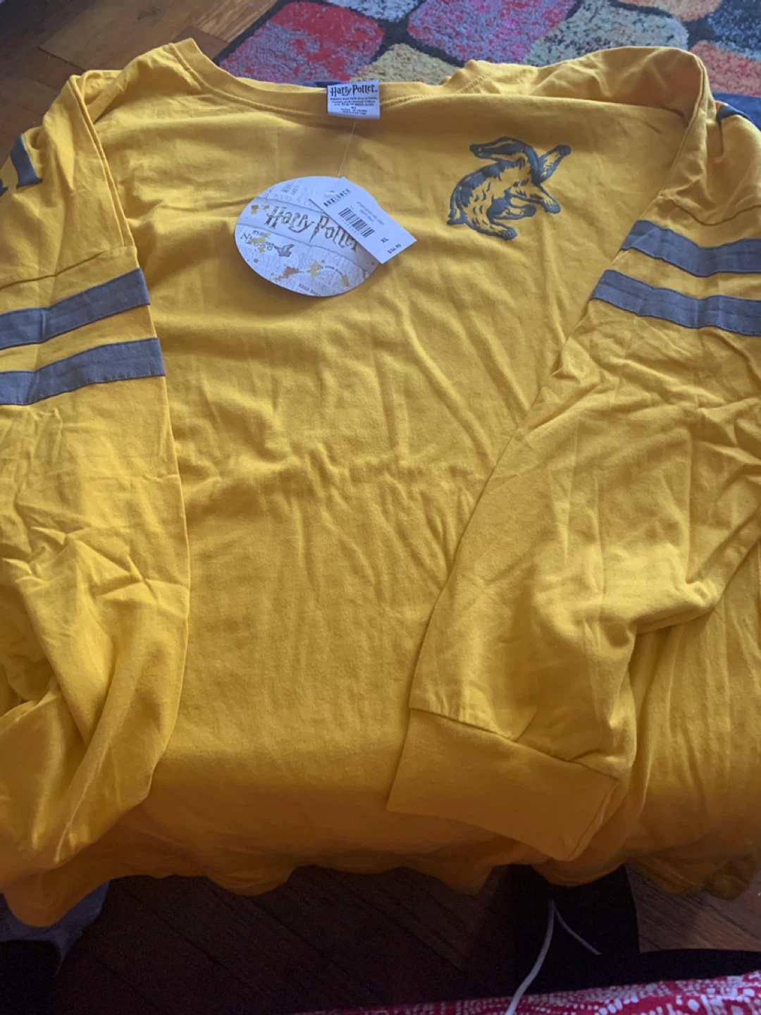 Harry Potter Hufflepuff Long Sleeve Jersey XL - photo 2
