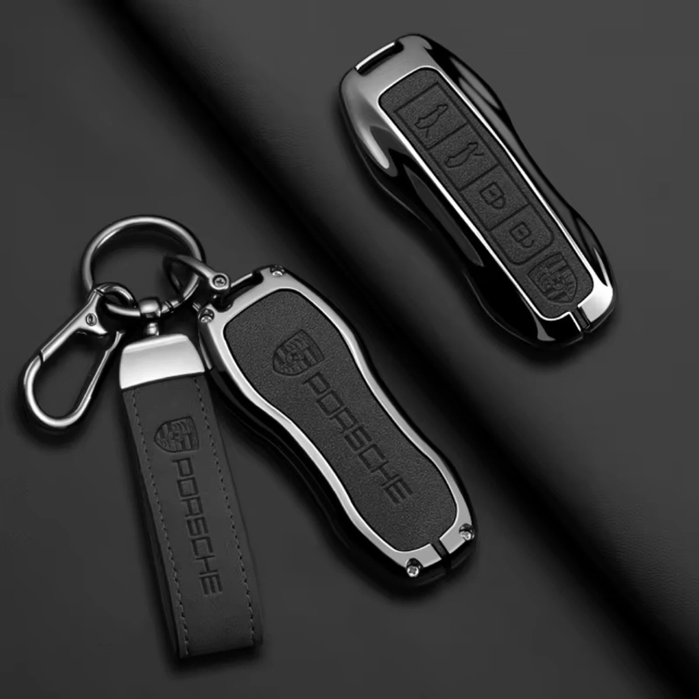 Porsche Keyring and Key Case Set