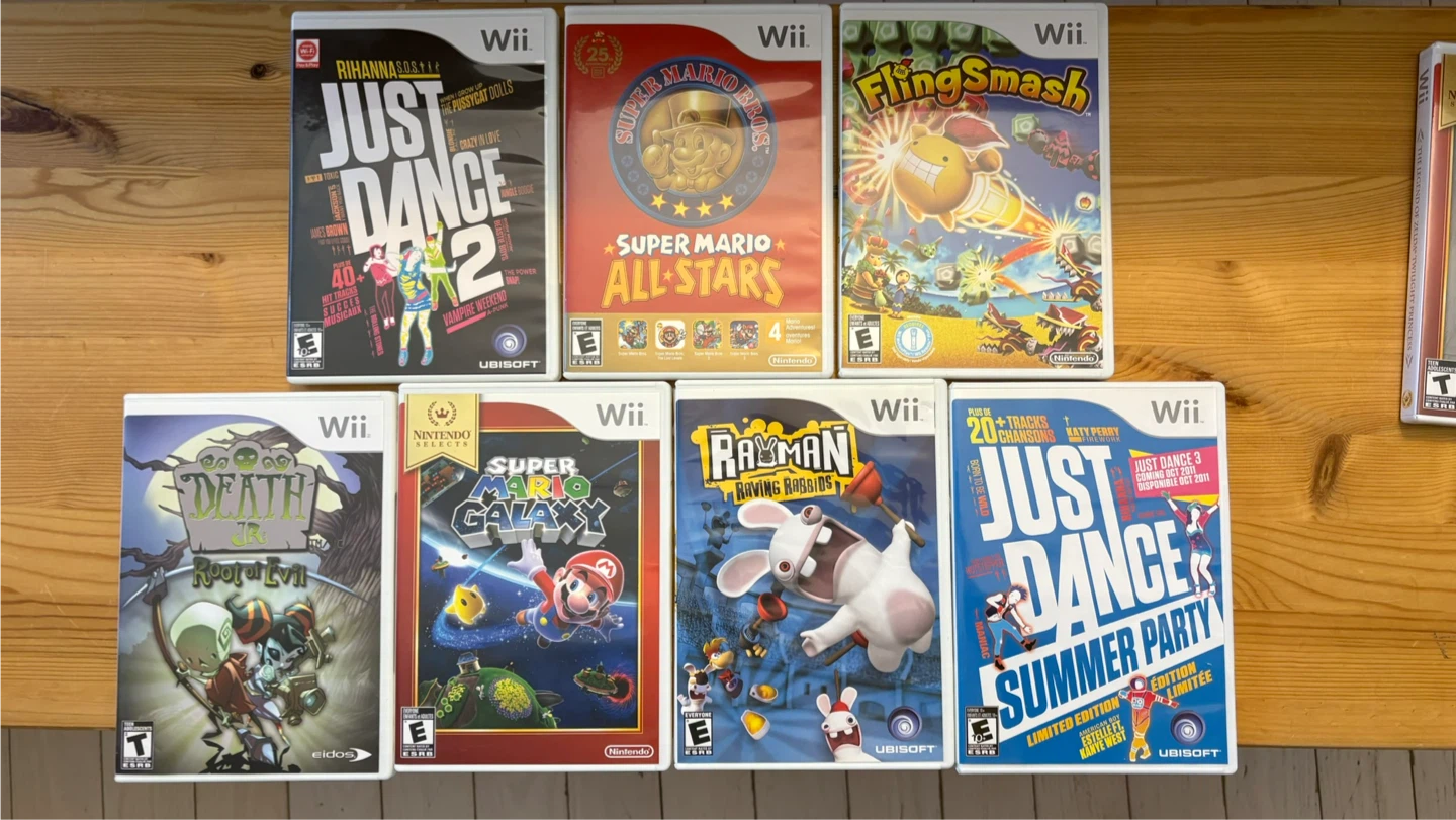 Nintendo Wii Games Bundle