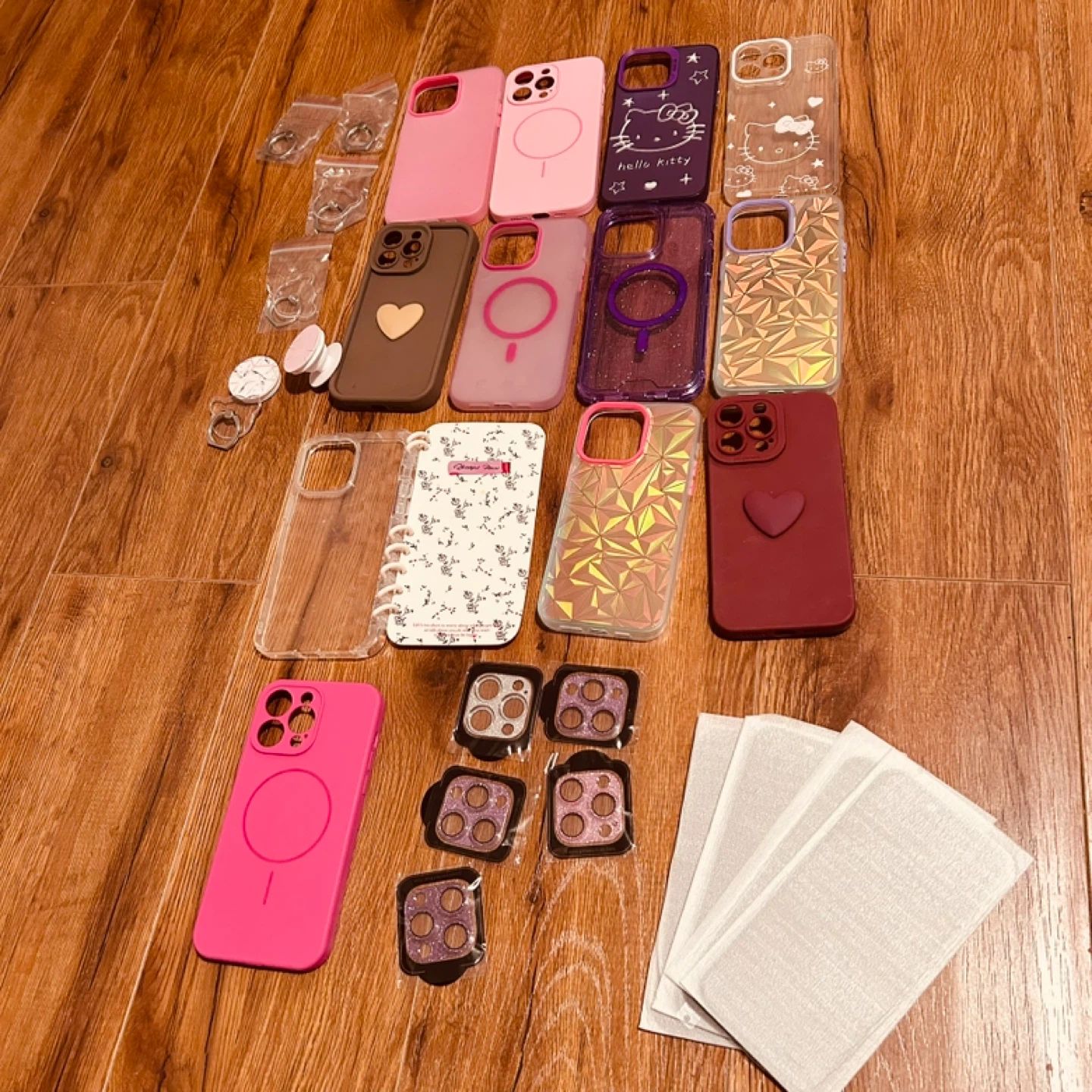 Assorted iPhone 15 pro max Cases and Accessories Bundle