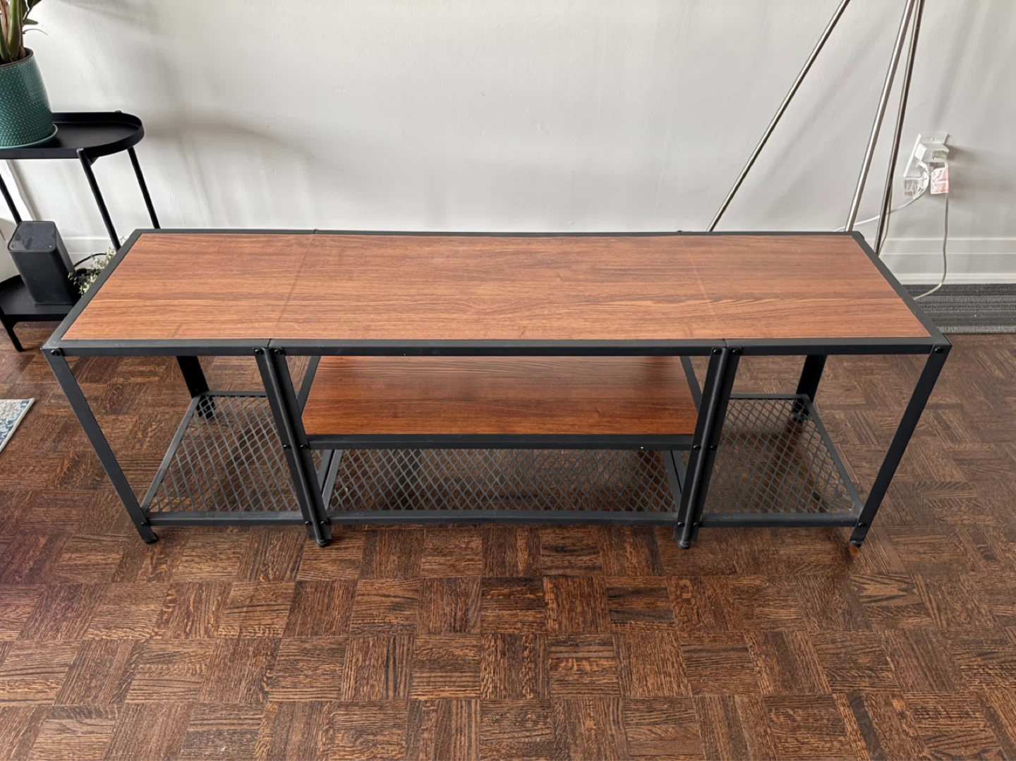 Industrial Style Media Console
