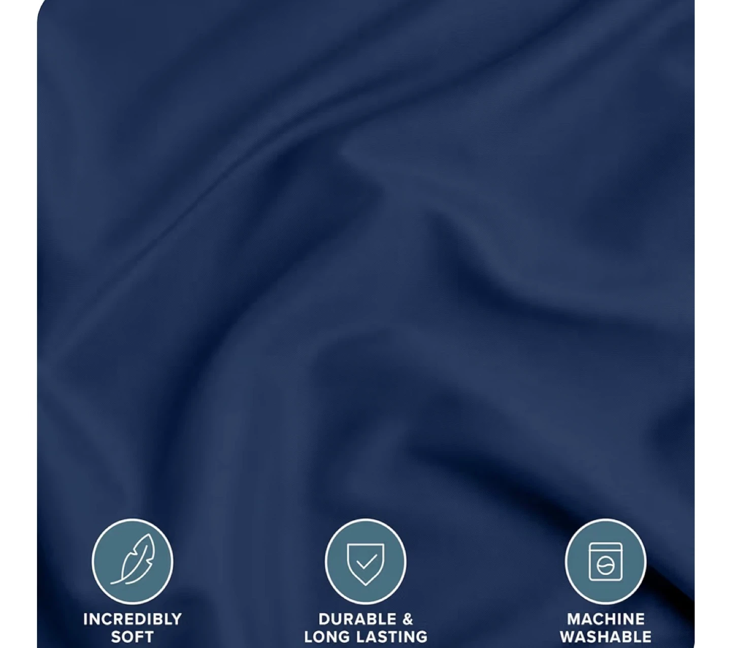 CGK Linens King Duvet Cover - Navy Blue - photo 5