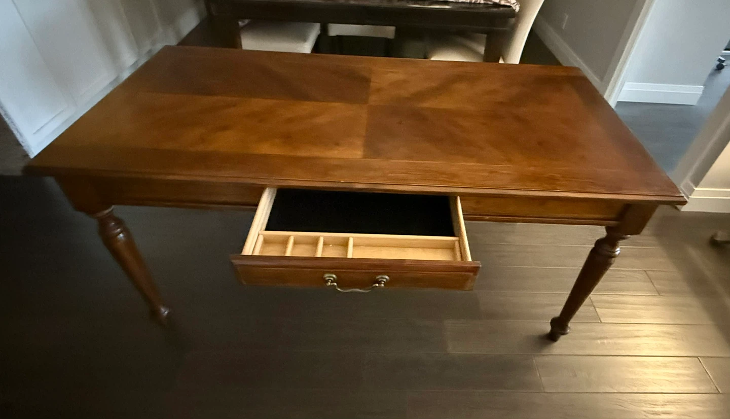Wooden Desk with Drawer - photo 3