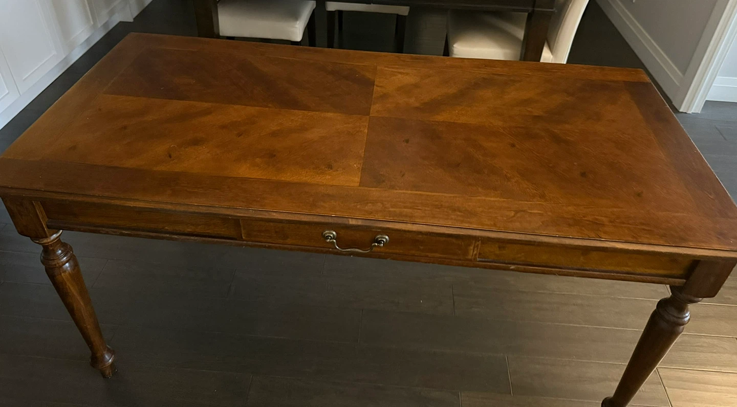 Wooden Desk with Drawer
