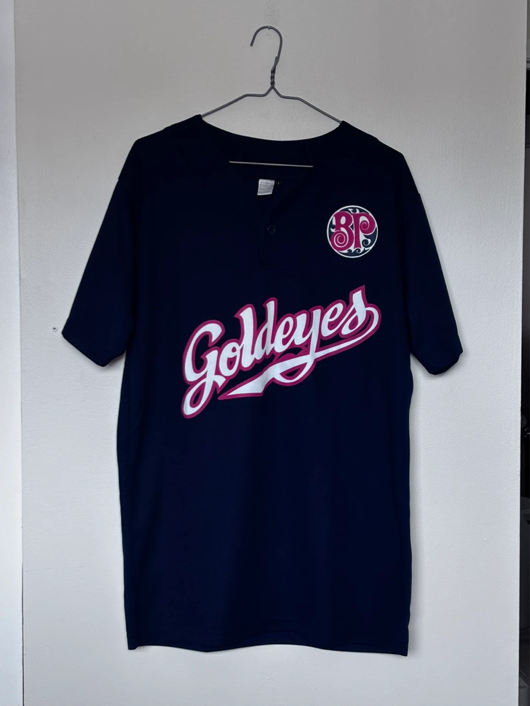 Winnipeg Goldeyes Navy Blue Jersey (men’s large)