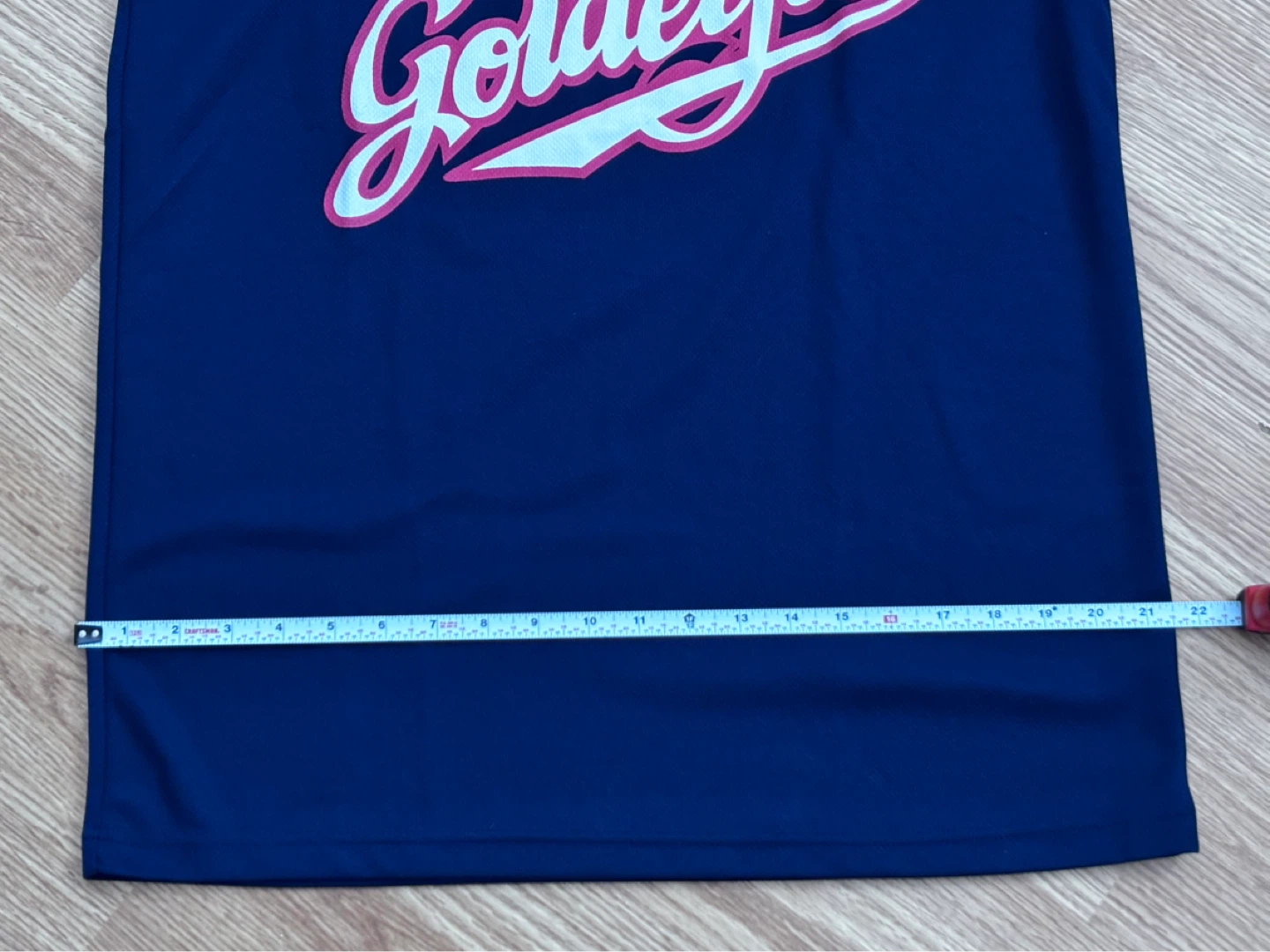 Winnipeg Goldeyes Navy Blue Jersey (men’s large) - photo 5