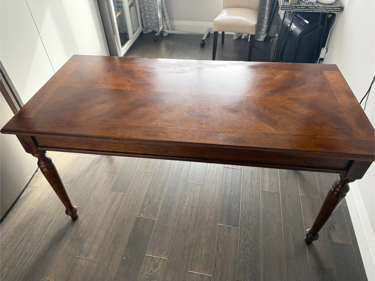 Wooden Desk with Drawer - photo 5
