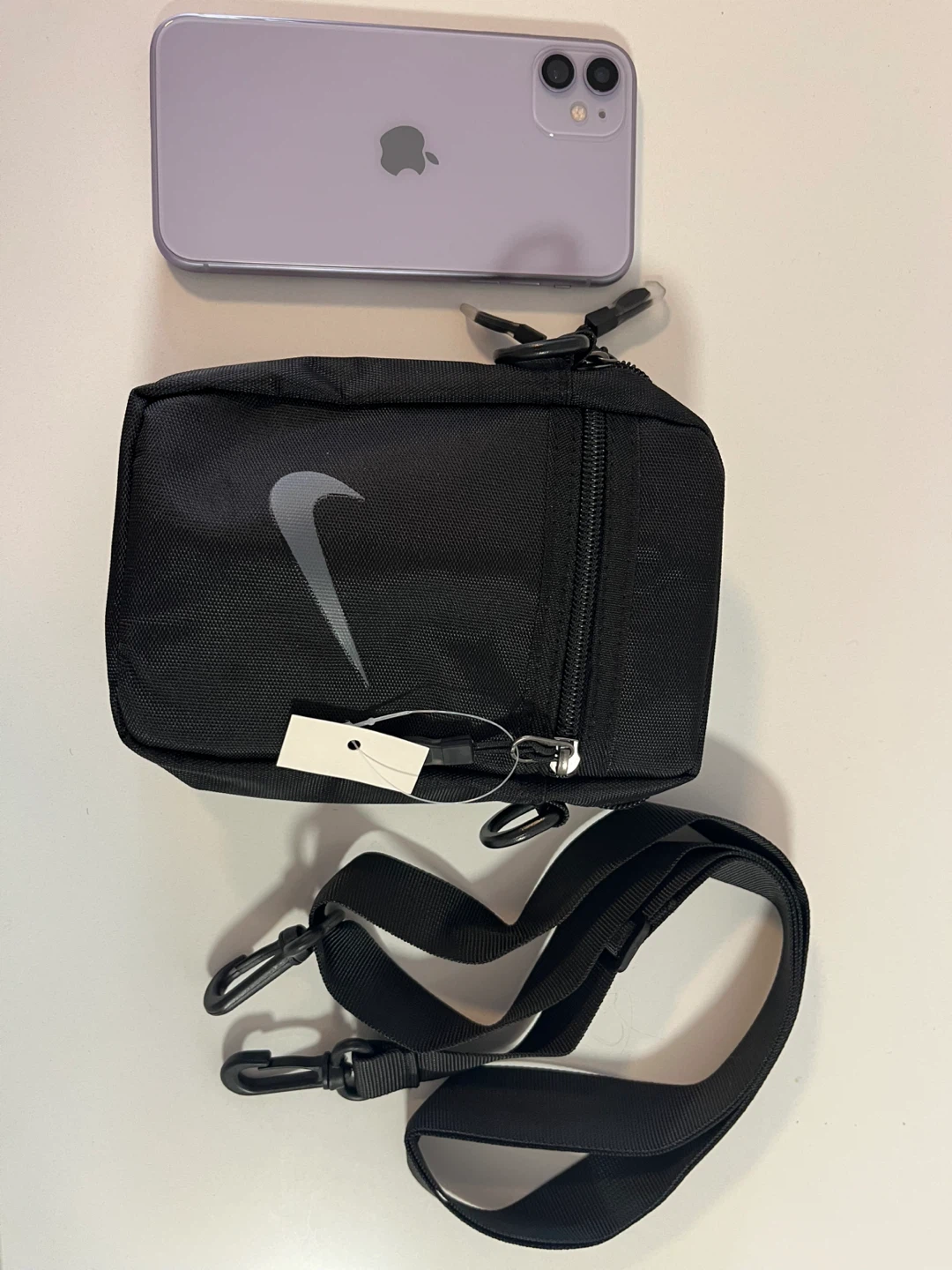 Nike Black Crossbody Bag with Strap
