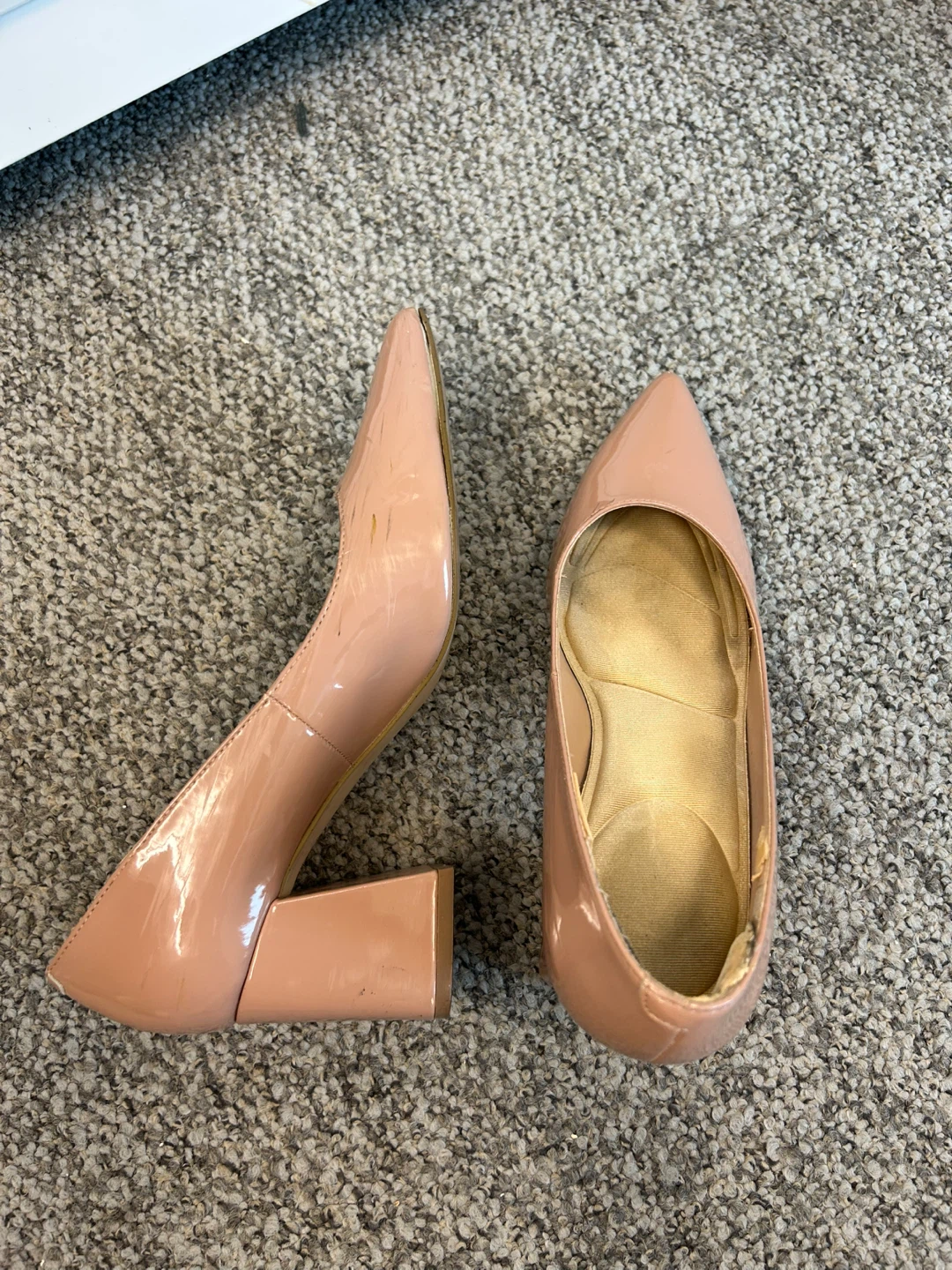 Steve Madden Women's Patent Block Heels - Nude - photo 2