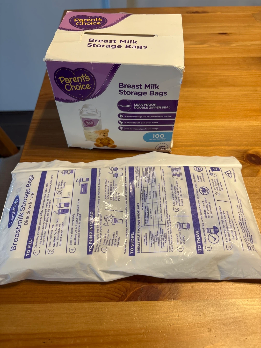Breast Milk Storage Bags