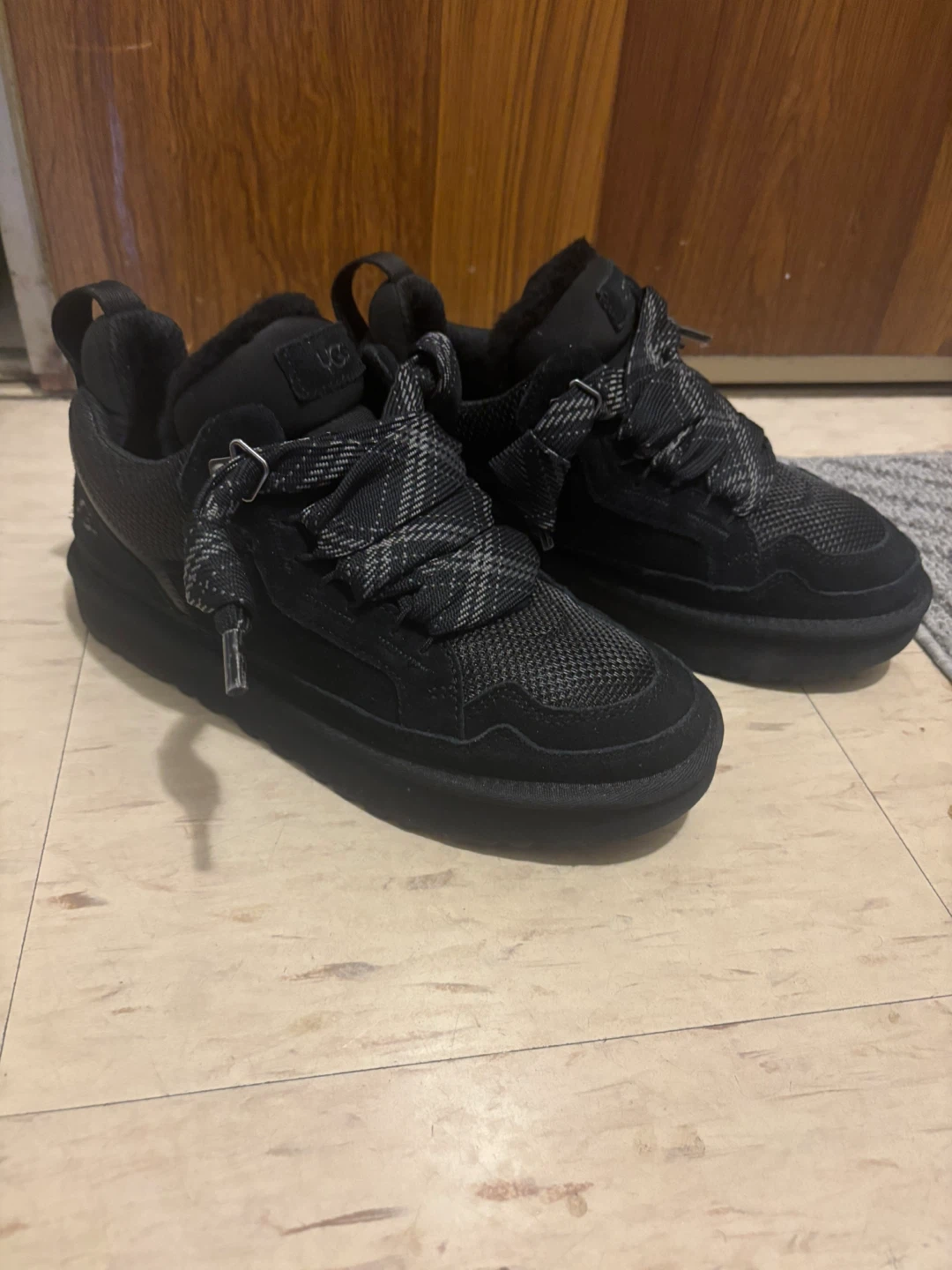 UGG Black Lace-Up Sneakers - photo 2