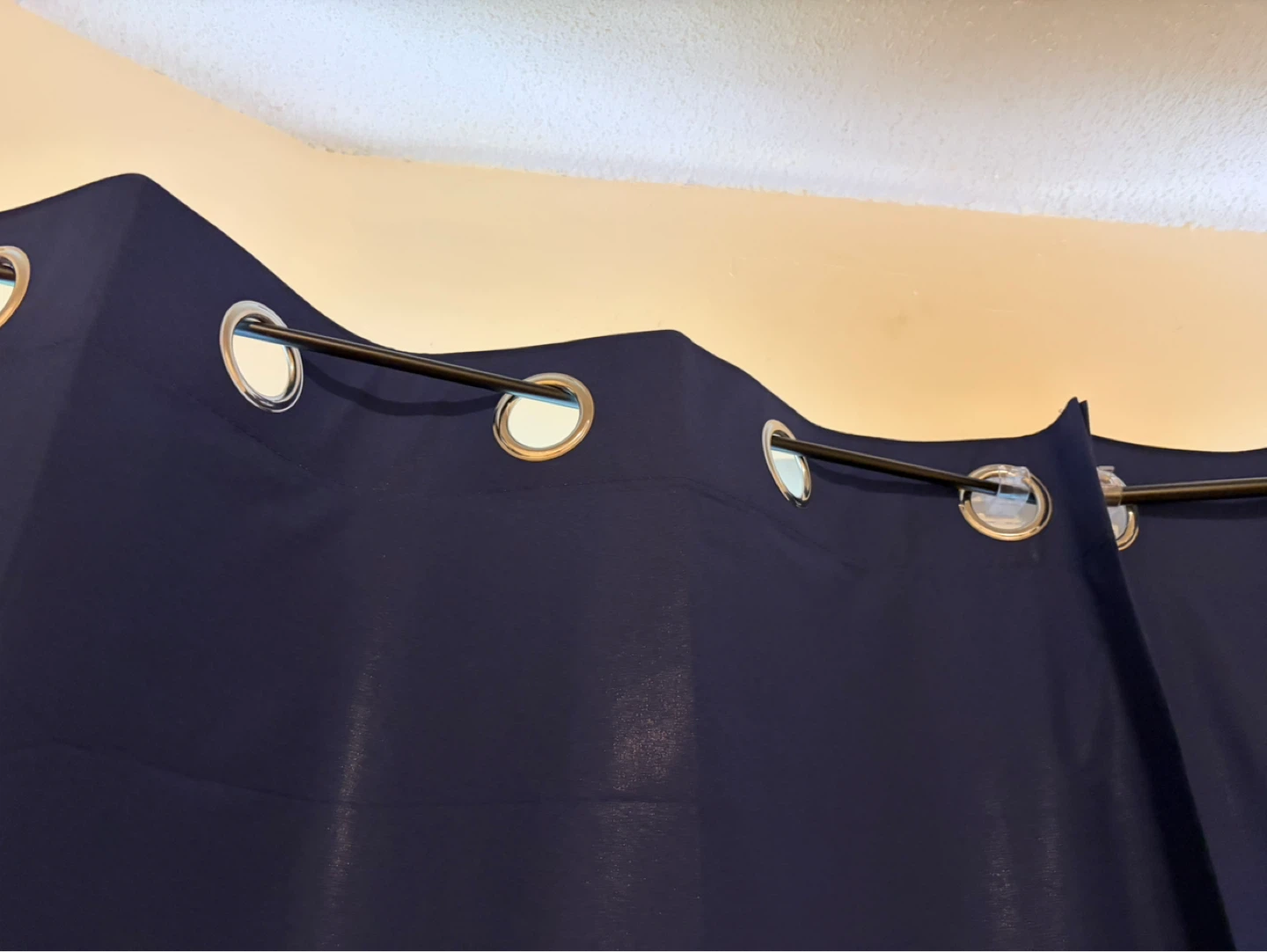 Navy Blue Blackout Curtains (Set of 2) - photo 4