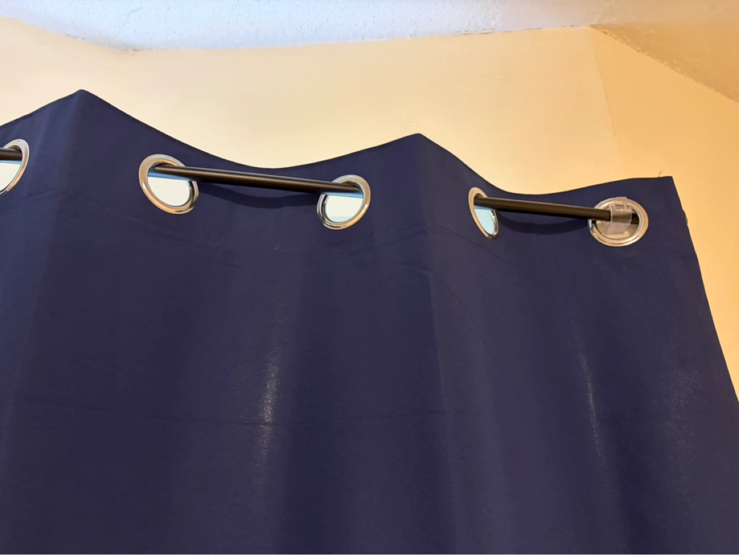 Navy Blue Blackout Curtains (Set of 2) - photo 5