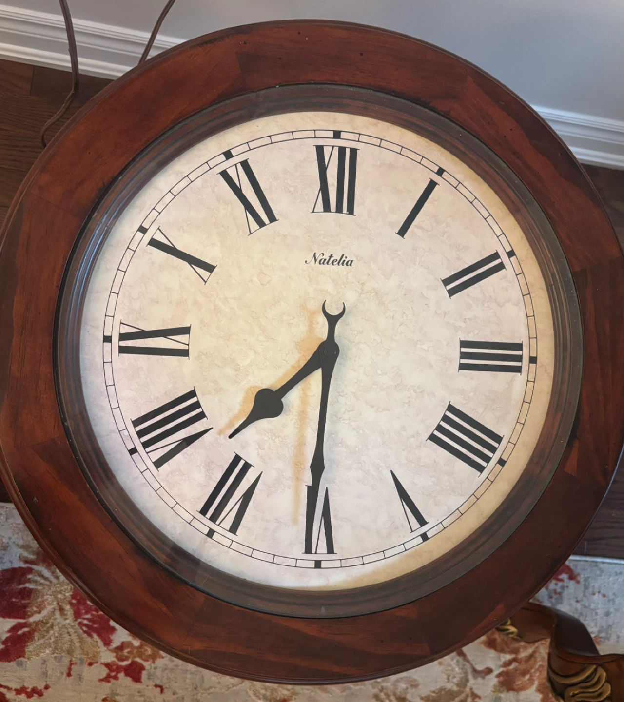 Table gorgeous clock wood end table