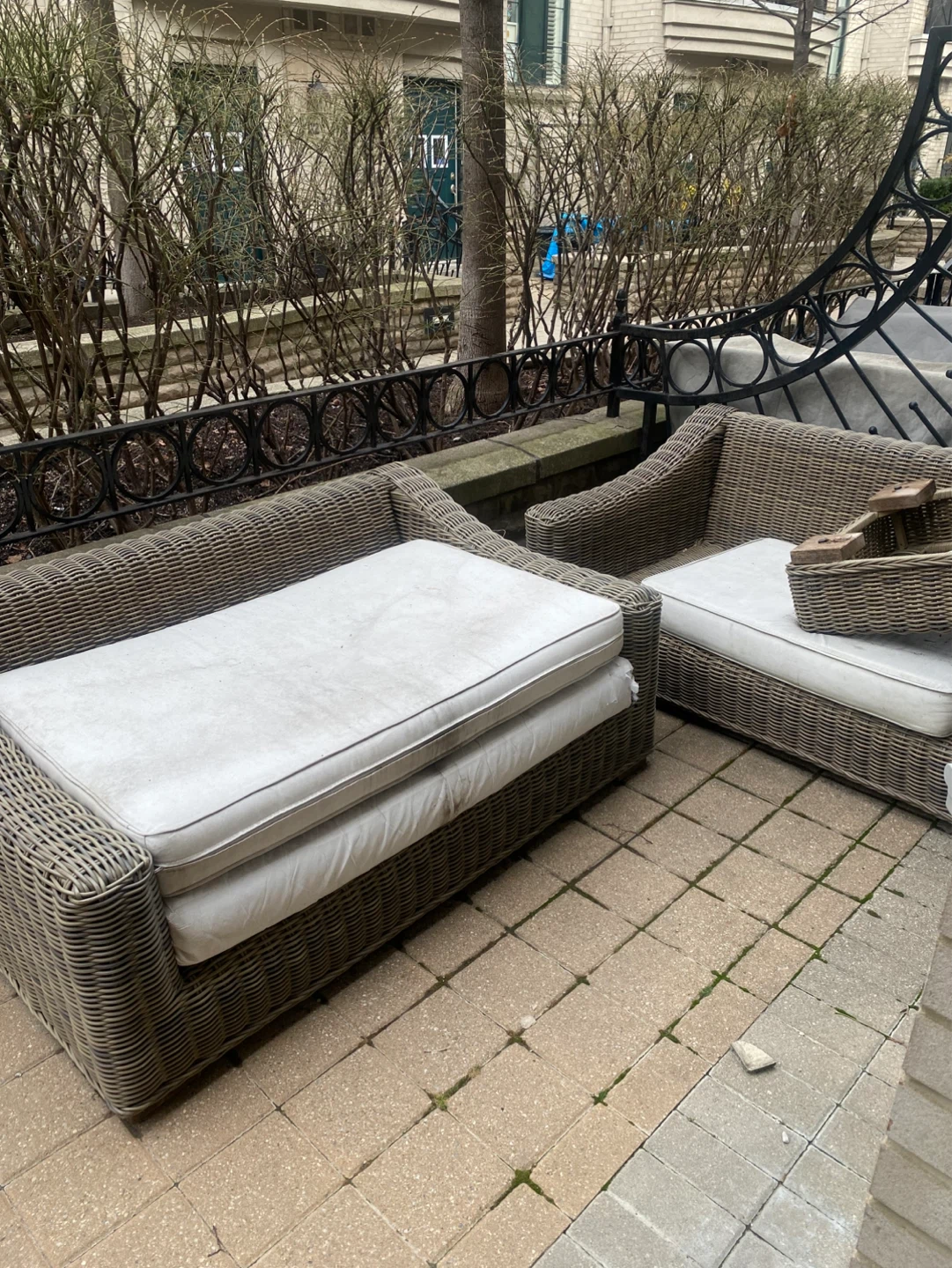 Wicker Loveseat patio