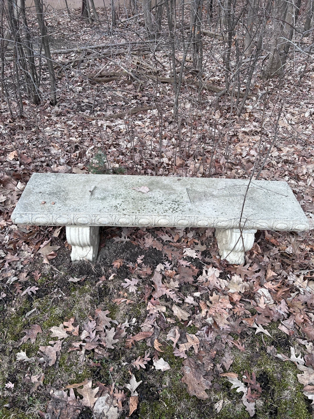 Stone Garden Bench - photo 2
