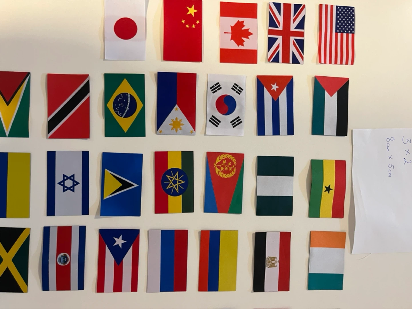 Embroidered Country Flags Iron On Sew on Patches 3"*2" - photo 2