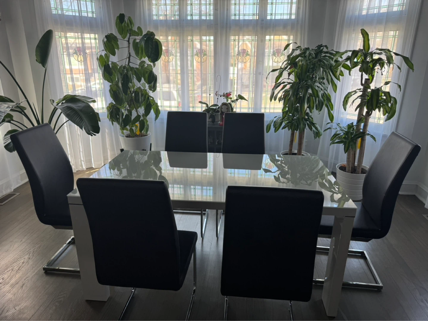 Modern Dining Table and 6 Chairs Set - photo 2