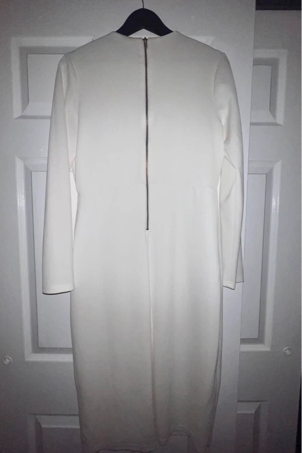White Cocktail Dress – Long Sleeve / Special Occasion - photo 3