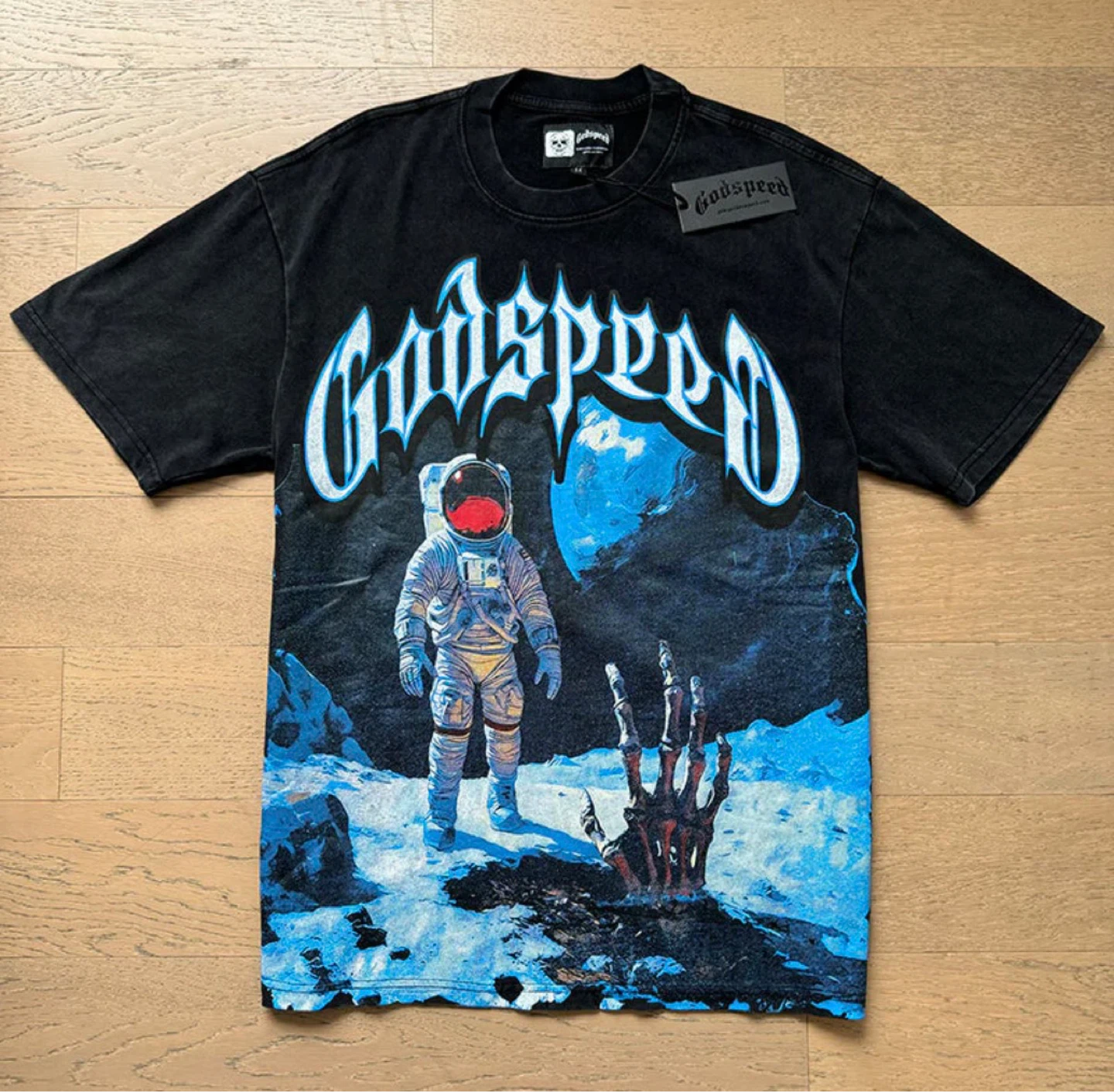 Godspeed Astronaut Graphic T-Shirt