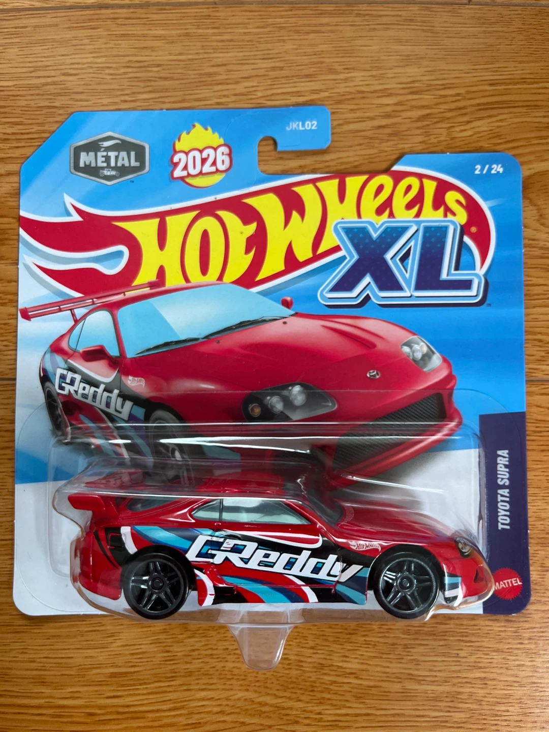 Hot Wheels XL Toyota Supra Die-Cast Car