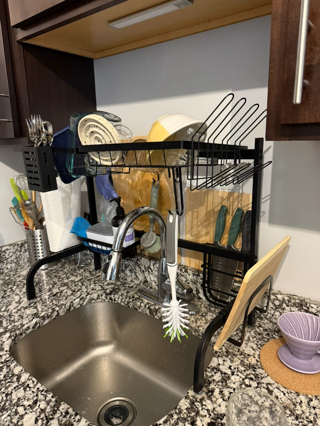 Over-the-Sink Dish Drying Rack (used) - photo 3