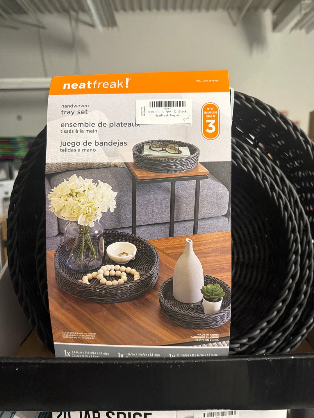 Neatfreak Handwoven Tray Set (3-Piece) - photo 3