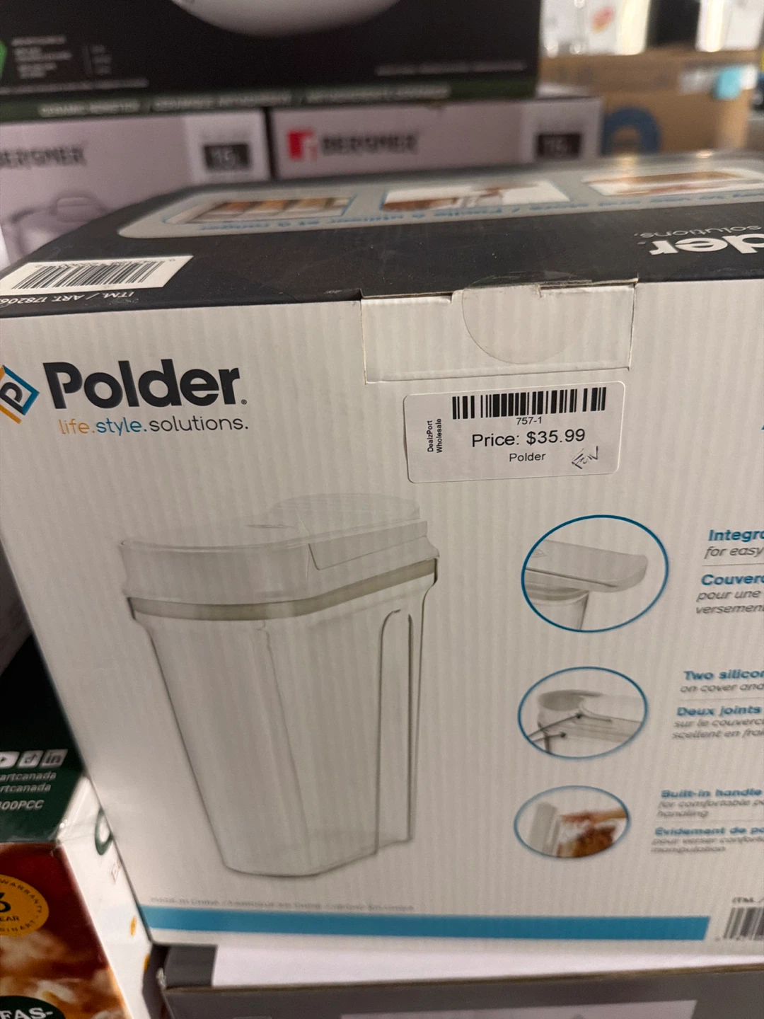Polder Set of 3 Food Storage Containers - photo 2