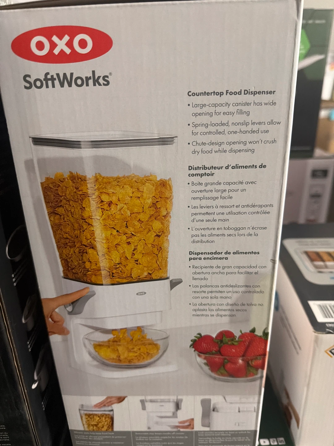 OXO SoftWorks Countertop Food Dispenser 5.2 L