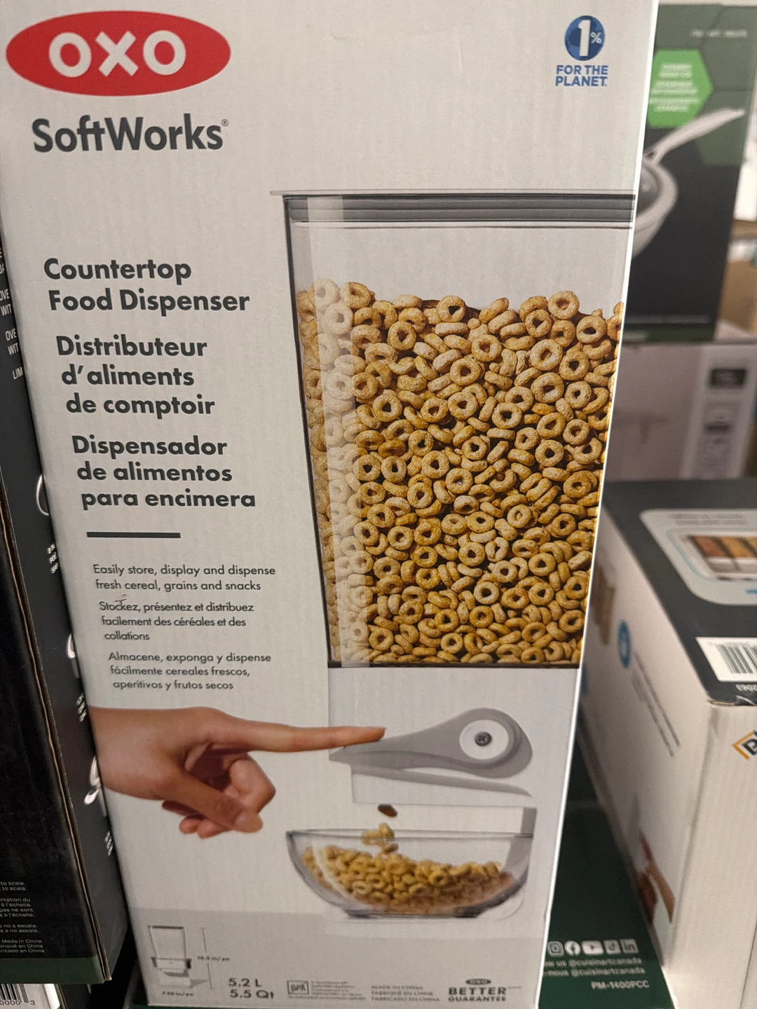 OXO SoftWorks Countertop Food Dispenser 5.2 L - photo 2