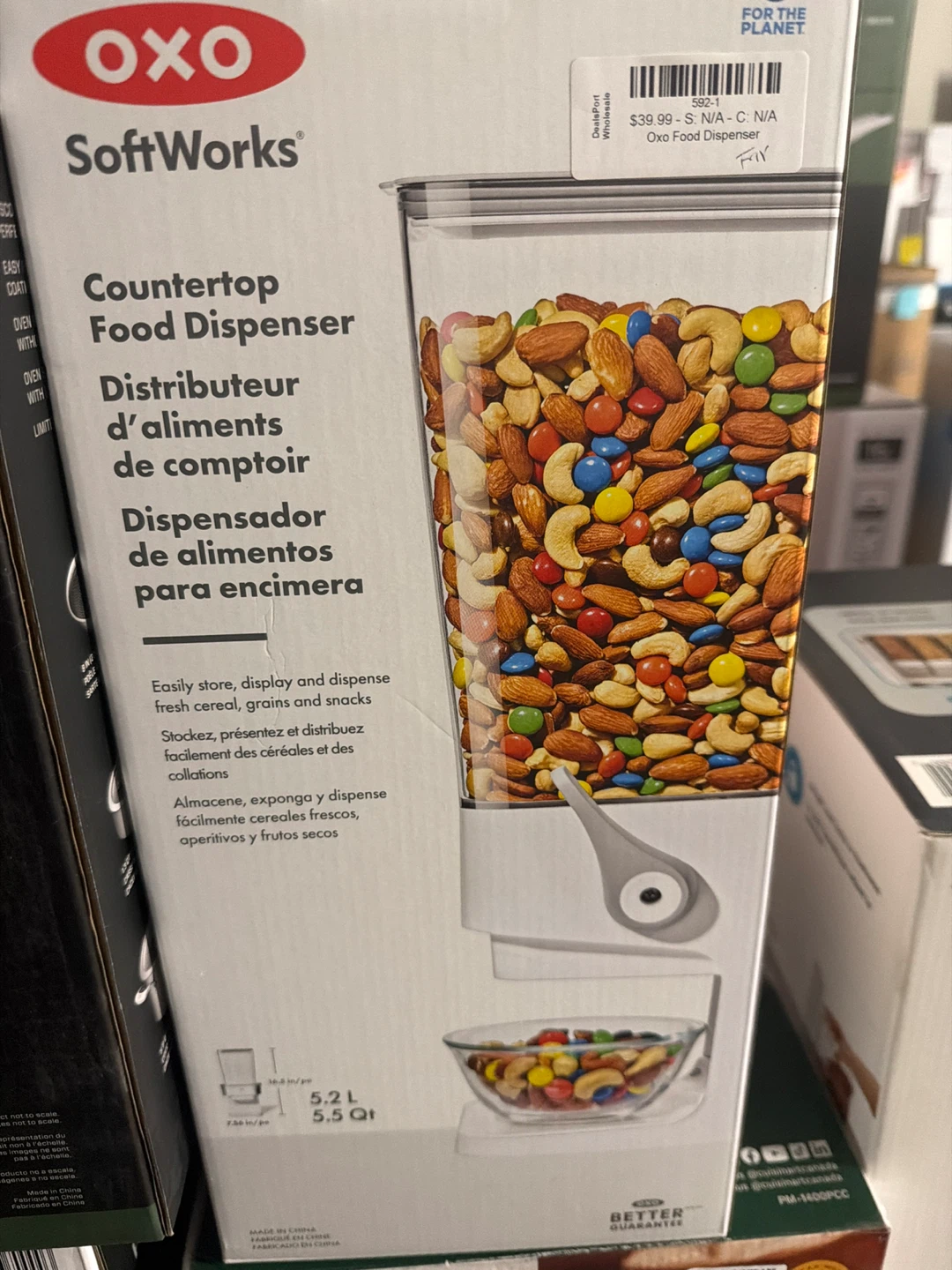 OXO SoftWorks Countertop Food Dispenser 5.2 L - photo 3