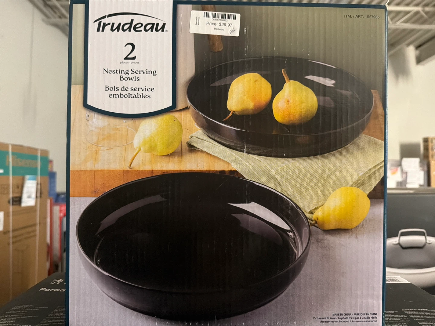 Trudeau 2 Nesting Serving Bowls