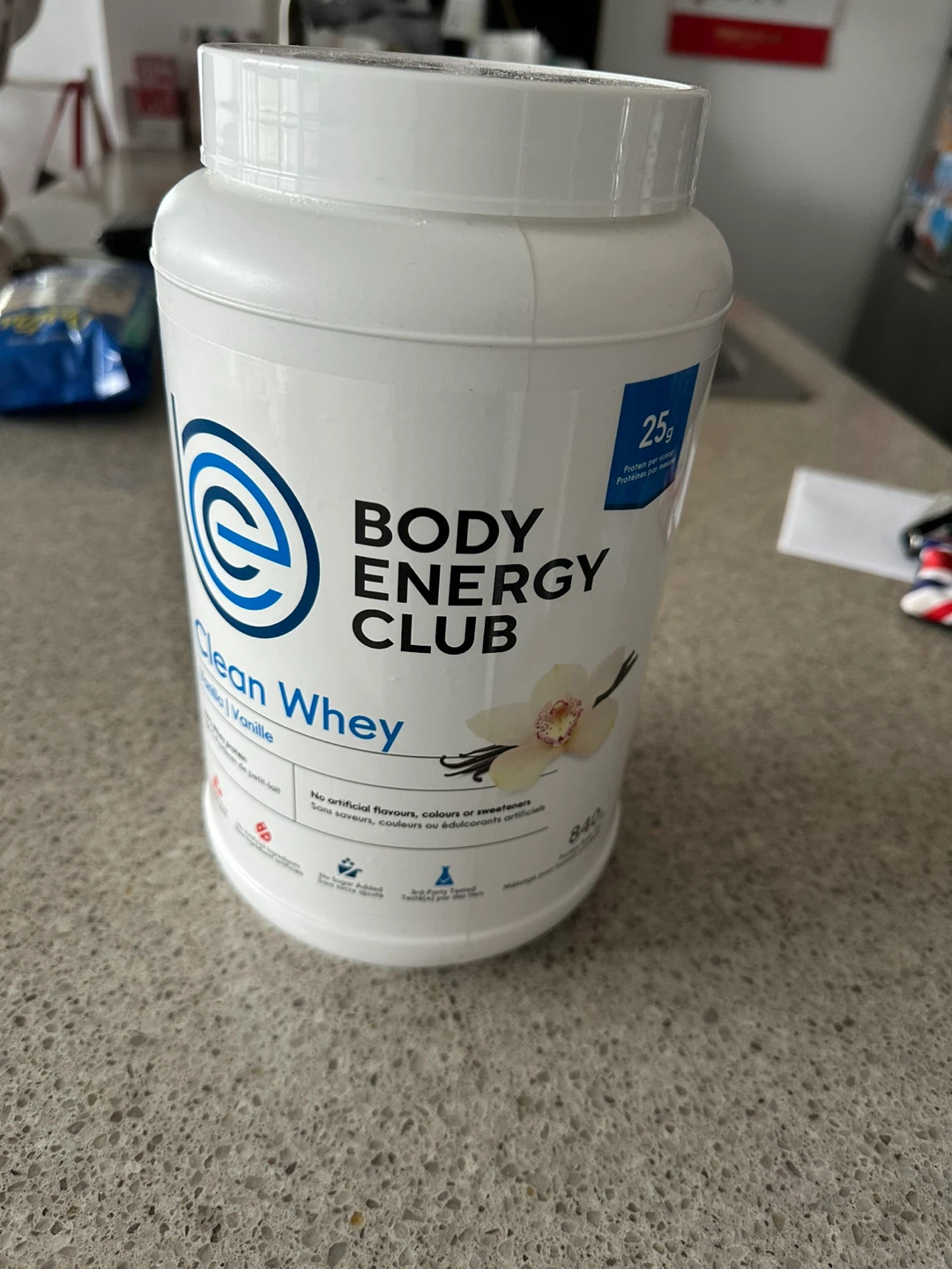 Body Energy Club Clean Whey Protein Vanilla 840g
