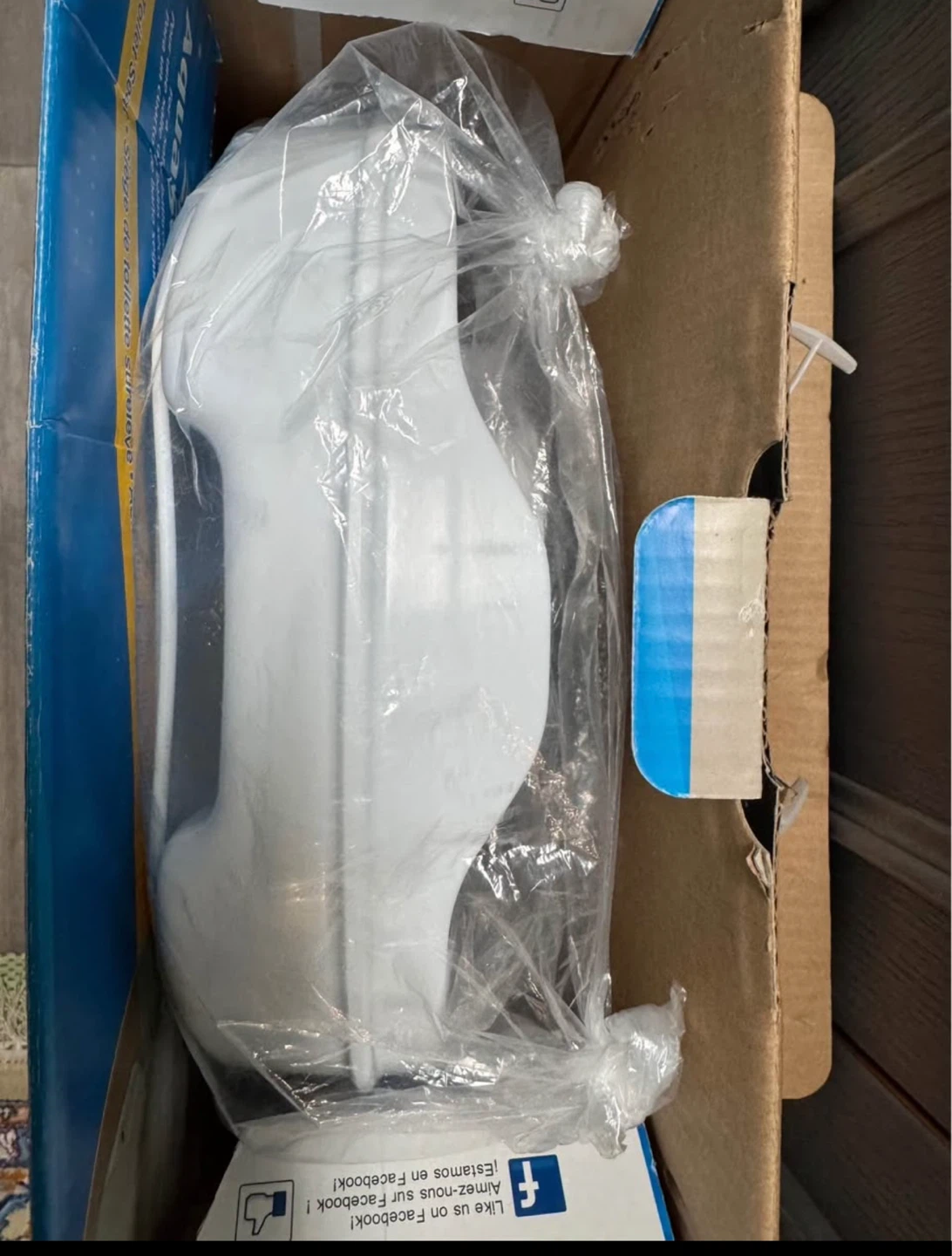 AquaSense Raised Toilet Seat safer bathroom - photo 2