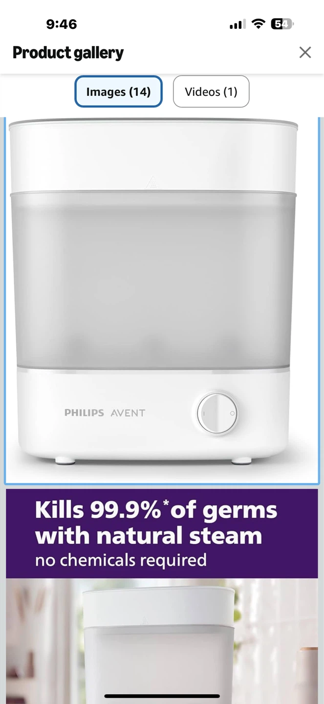 Philips Avent Bottle Sterilizer - photo 2
