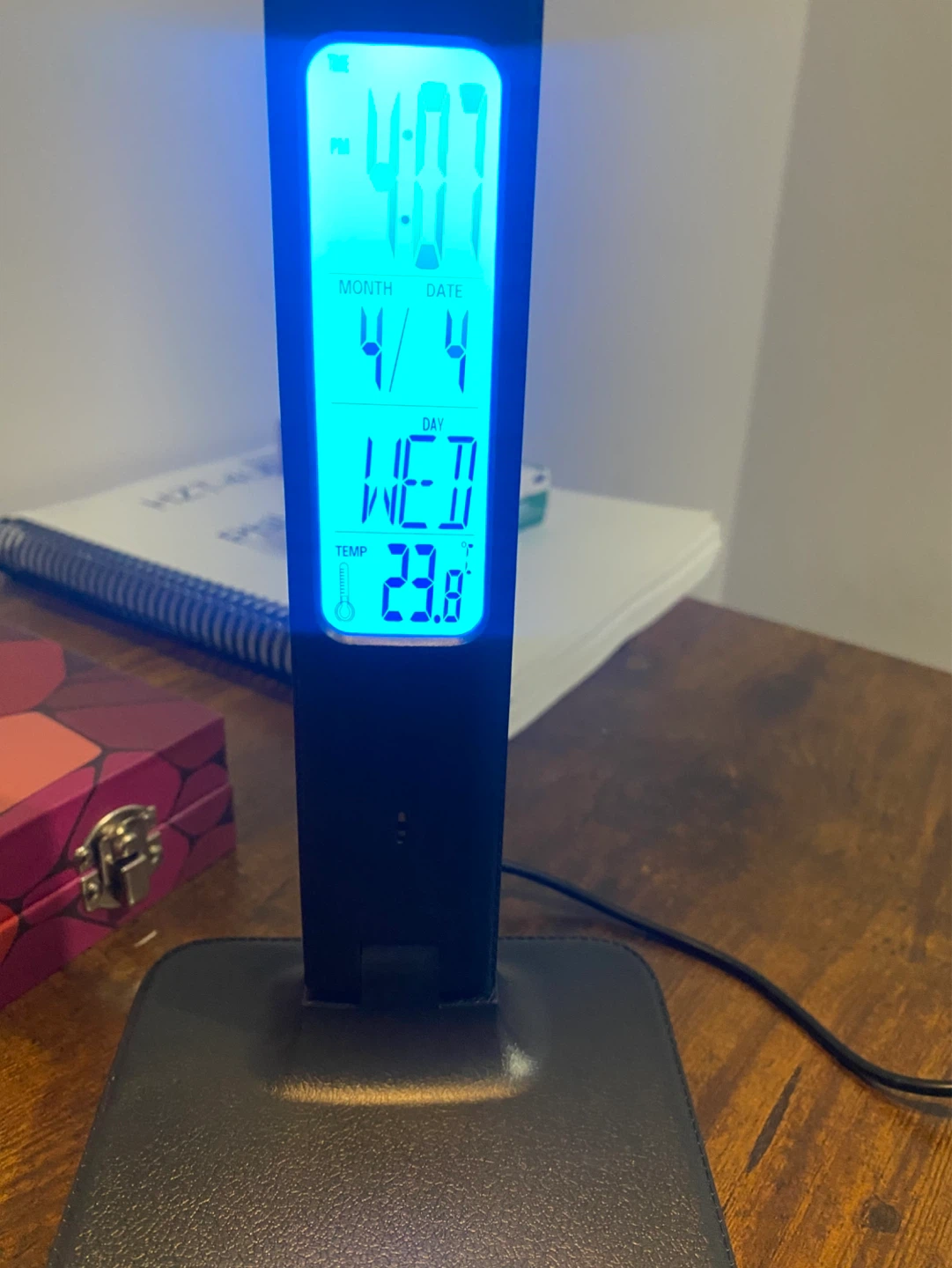 Adjustable LED Desk Lamp Digital Display - photo 2