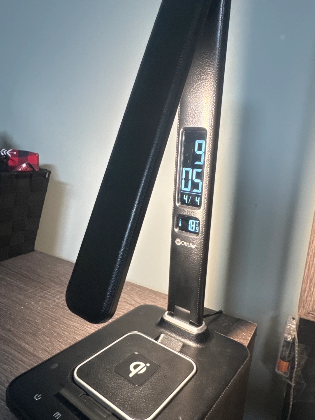 OttLite LED Desk Lamp with Wireless Charging - photo 4