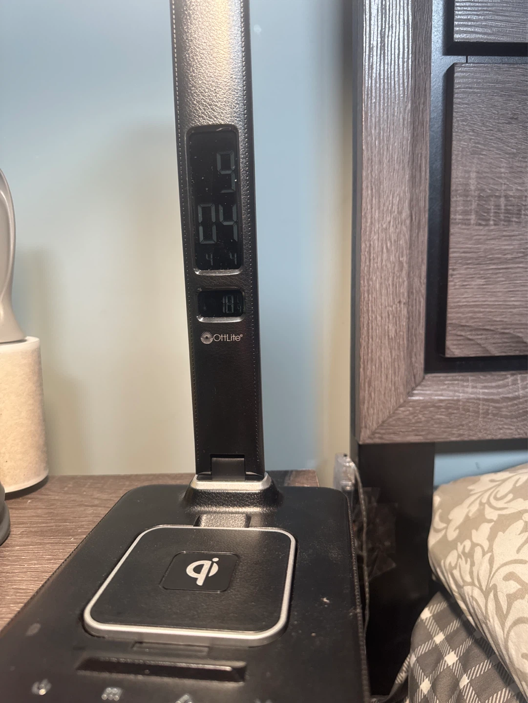 OttLite LED Desk Lamp with Wireless Charging - photo 2