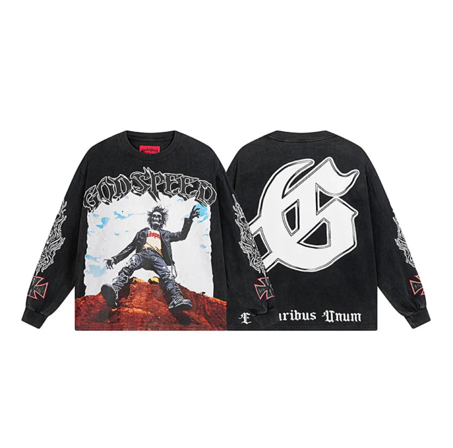 Godspeed Graphic Long Sleeve T-Shirt - photo 3