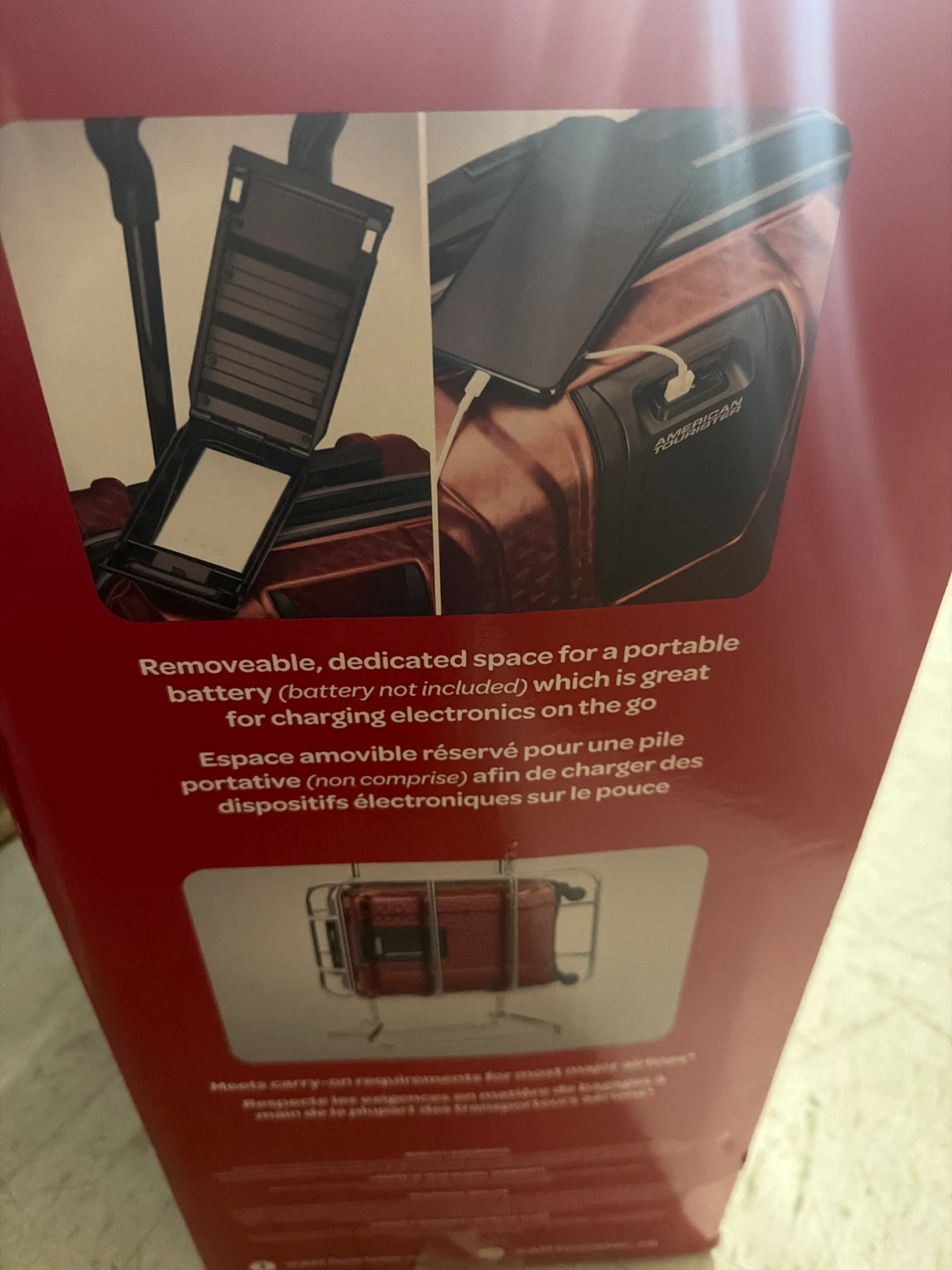 American Tourister Spinner Luggage 2 Piece Set - Red - photo 3