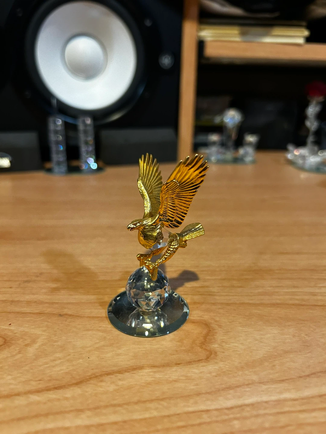 $25 - $100 Swarovski Crystal and Gold Tone Animal Figurines