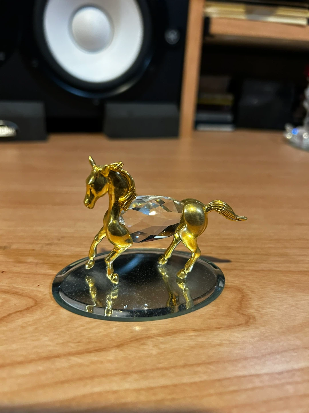 $25 - $100 Swarovski Crystal and Gold Tone Animal Figurines - photo 3