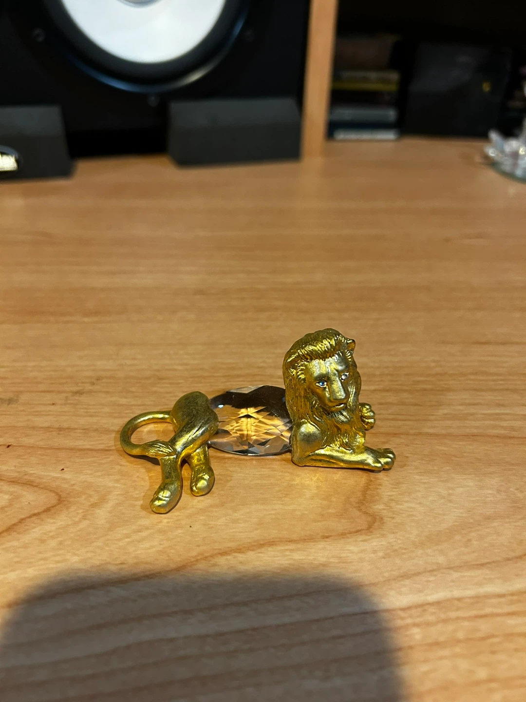 $25 - $100 Swarovski Crystal and Gold Tone Animal Figurines - photo 2