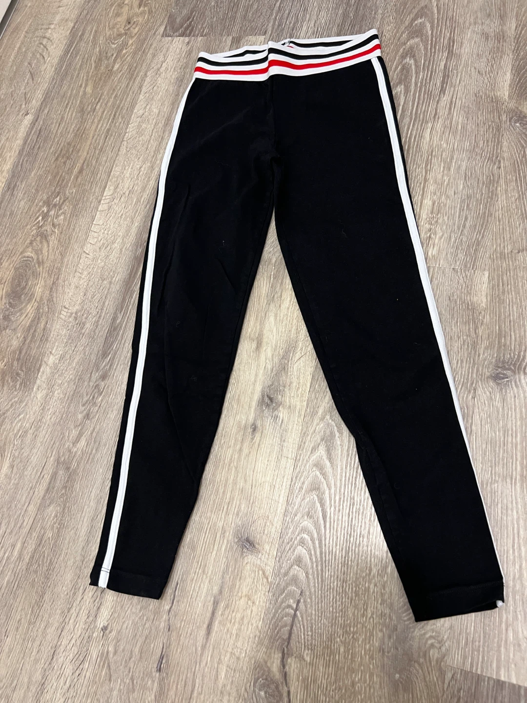 LCW Casual Black Striped Pants Size XS - photo 2