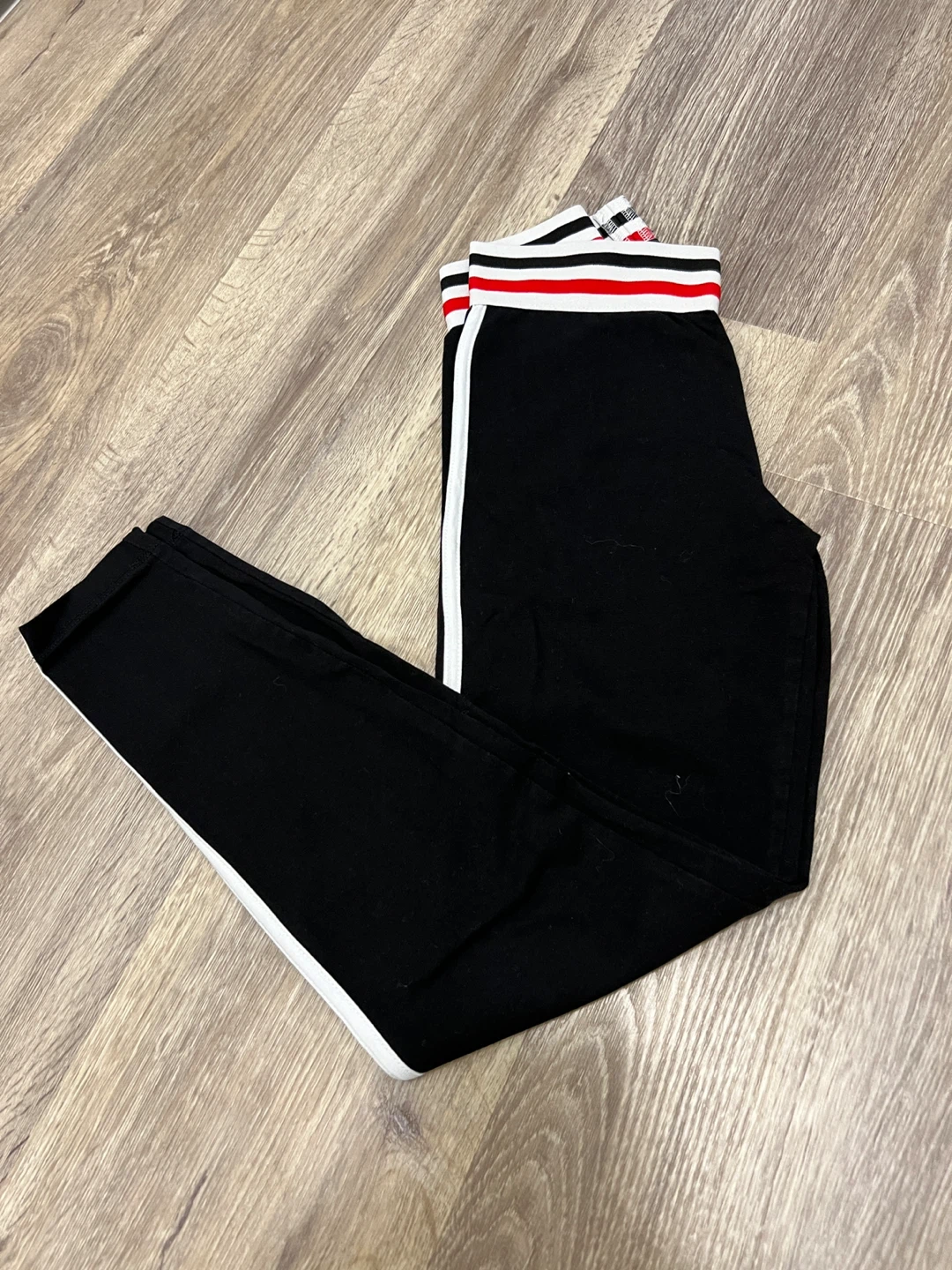 LCW Casual Black Striped Pants Size XS