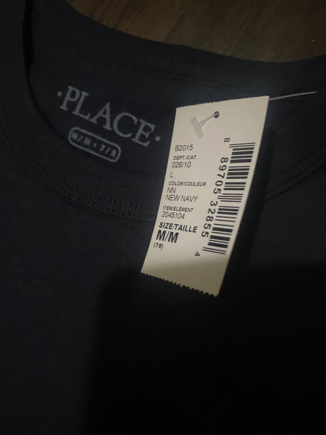 The Children's Place Long Sleeve T-Shirt Navy M/M (7/8) - photo 2