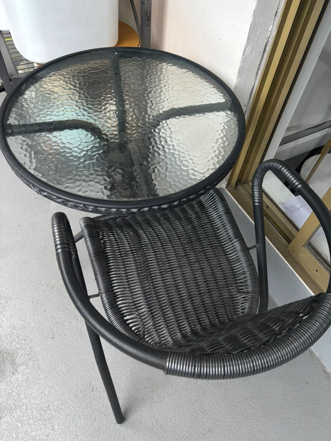 Balcony table and chair - photo 3